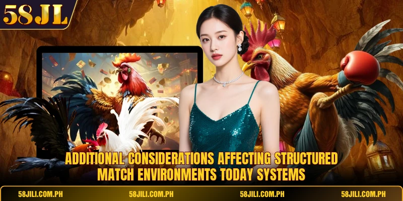 Additional considerations affecting structured match environments today systems