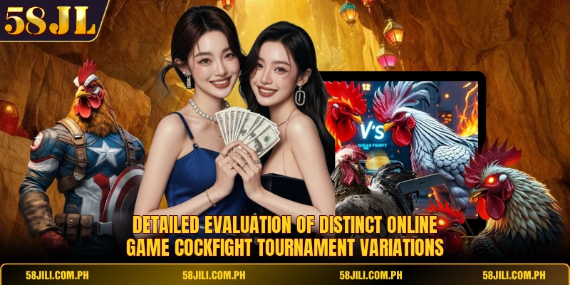 Detailed evaluation of distinct online game Cockfight tournament variations