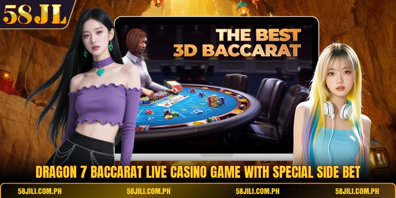 Dragon 7 Baccarat live casino game with special side bet