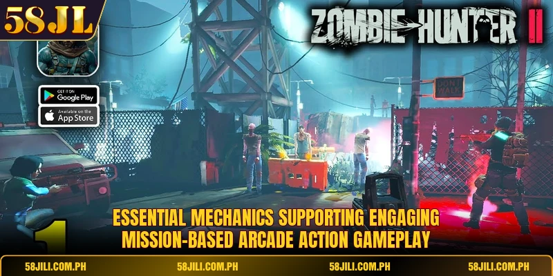 Essential mechanics supporting engaging mission-based arcade action gameplay