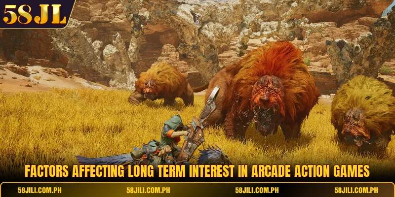 Factors affecting long term interest in arcade action games