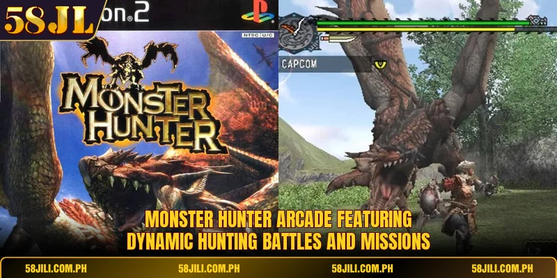 Monster Hunter Arcade featuring dynamic hunting battles and missions