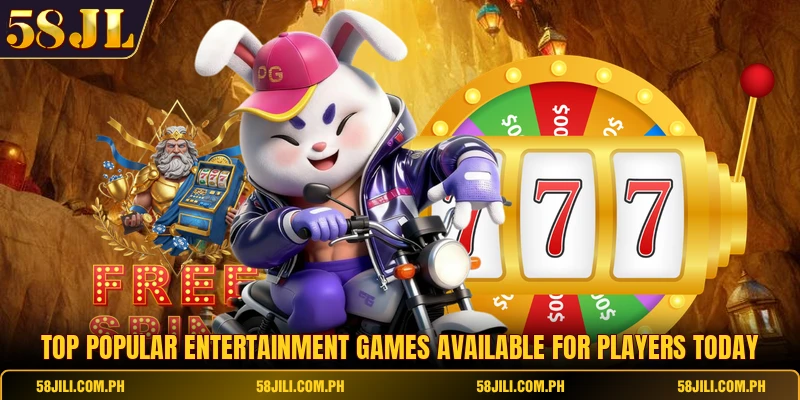 Top popular entertainment games available for players today